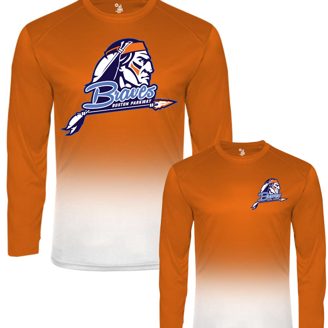 Braves Ombré Long Sleeve