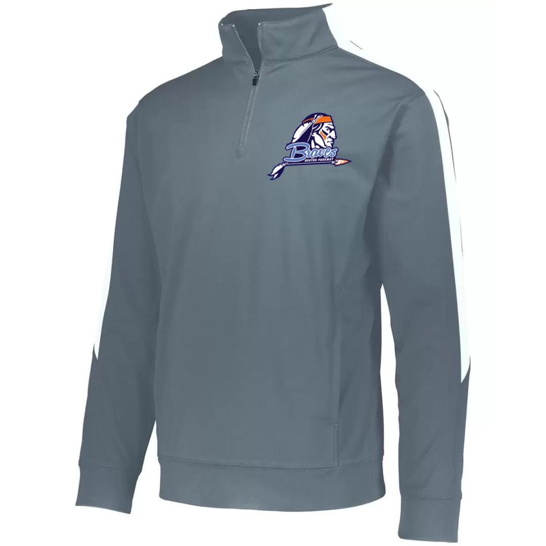 Braves Medalist Pullover 1/4 Zip with front pocket