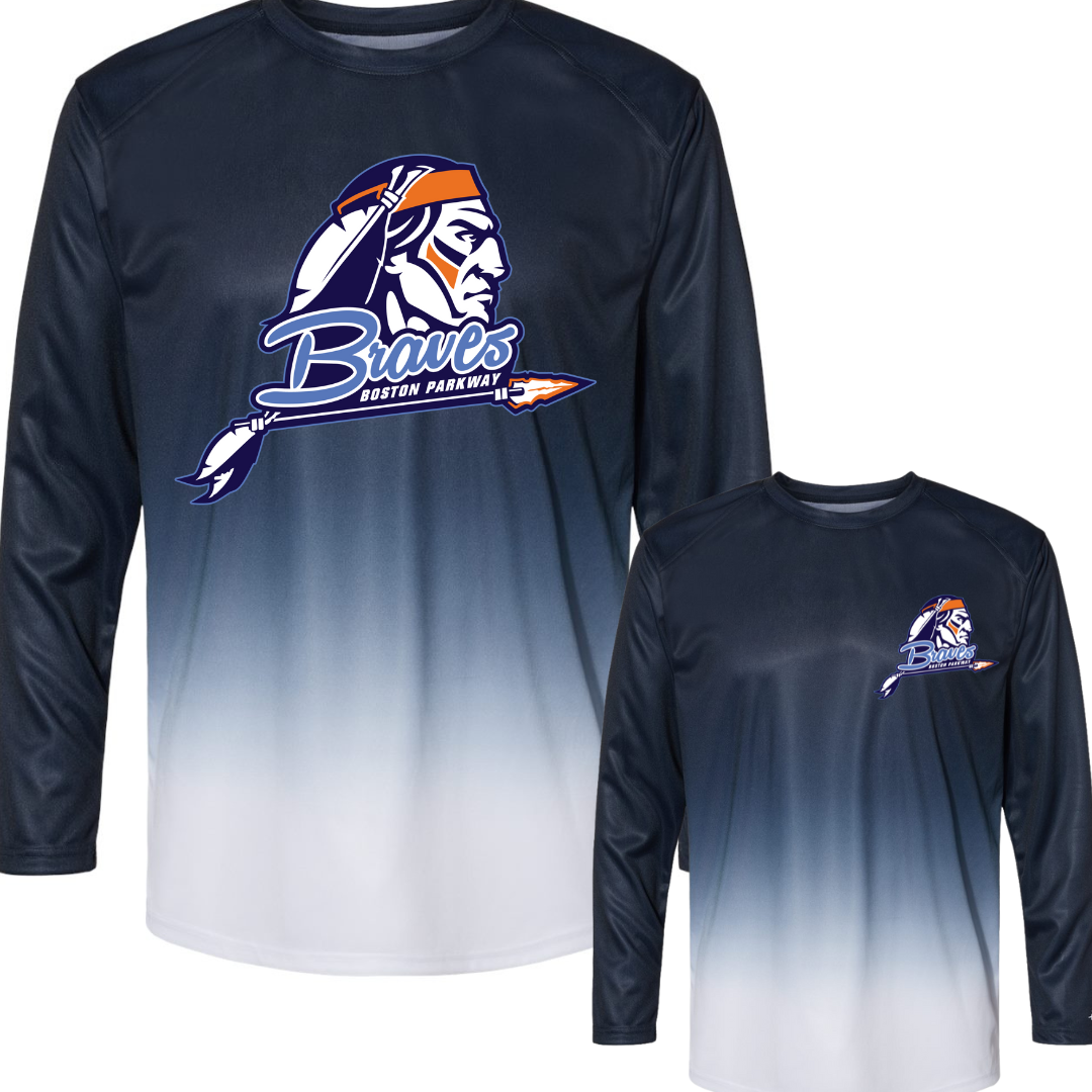 Braves Ombré Long Sleeve