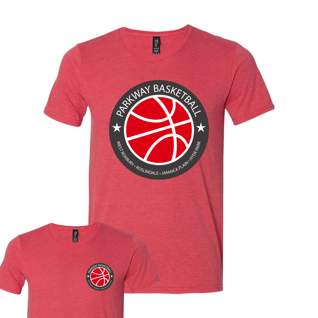 Parkway Travel Basketball Triblend Tee - Adult
