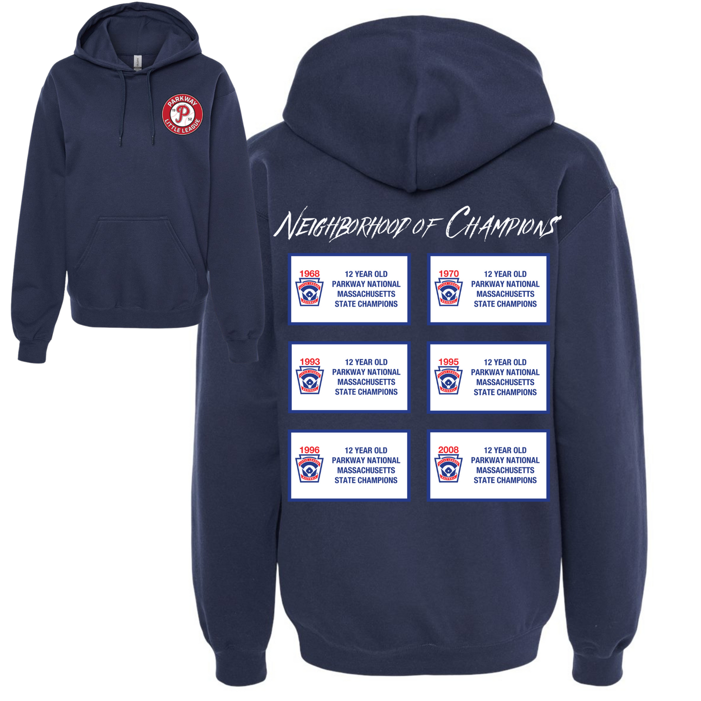 "Neighborhood of Champions" Softstyle Hooded Sweatshirt