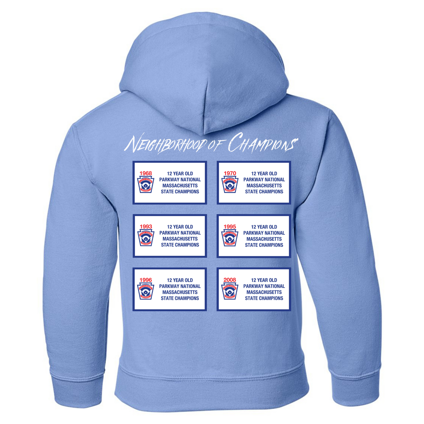 "Neighborhood of Champions" Heavy Blend Hooded Sweatshirt - Youth