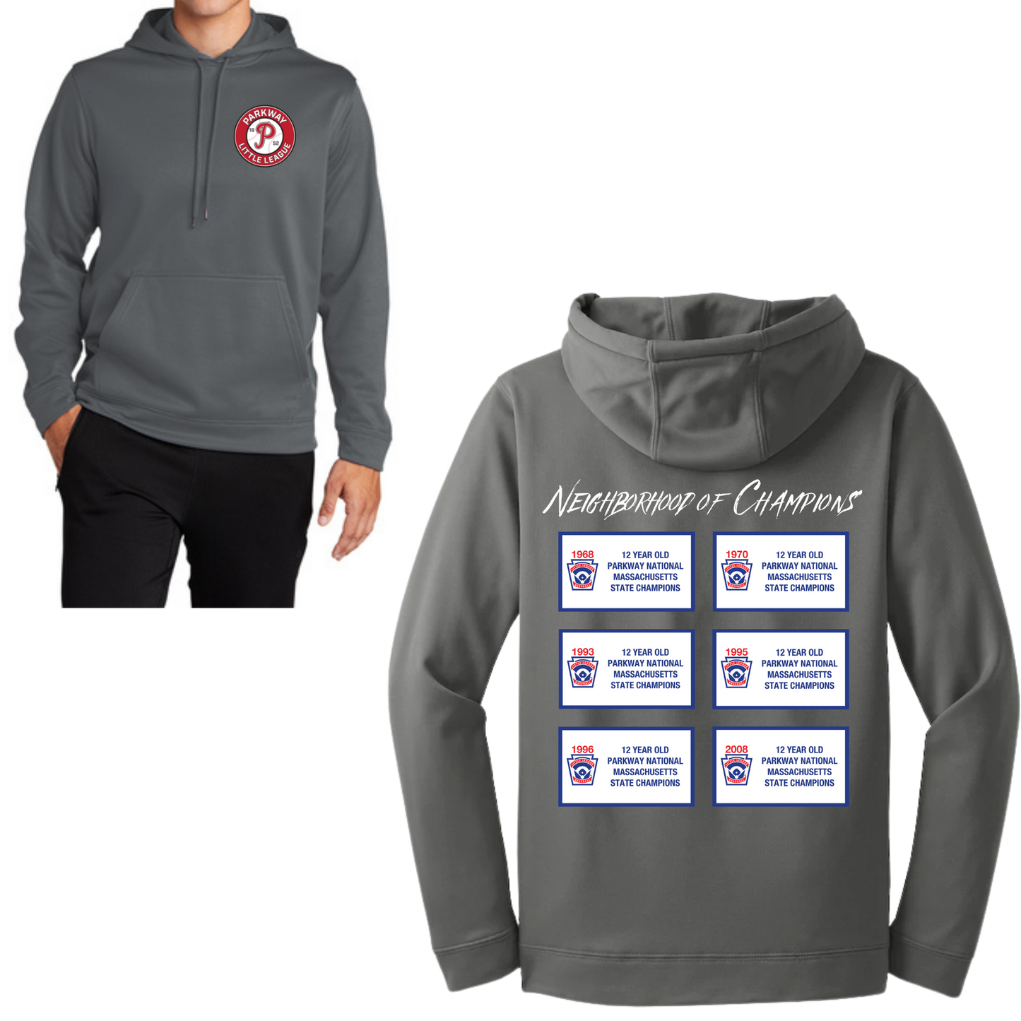 "Neighborhood of Champions" Drifit Hoodie