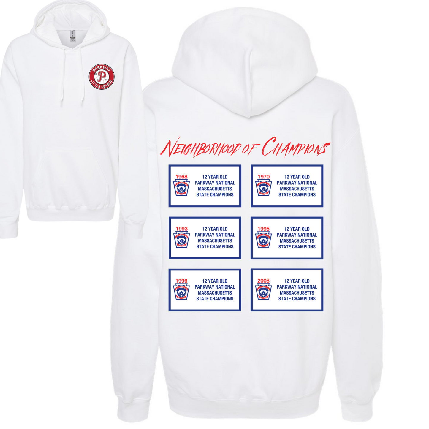 "Neighborhood of Champions" Softstyle Hooded Sweatshirt