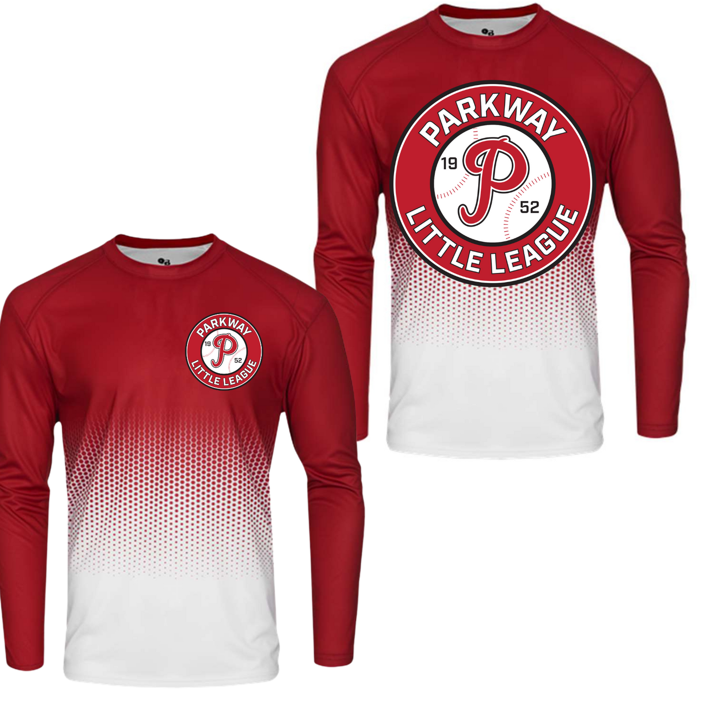 Badger Hex PLL Long Sleeve  - Youth