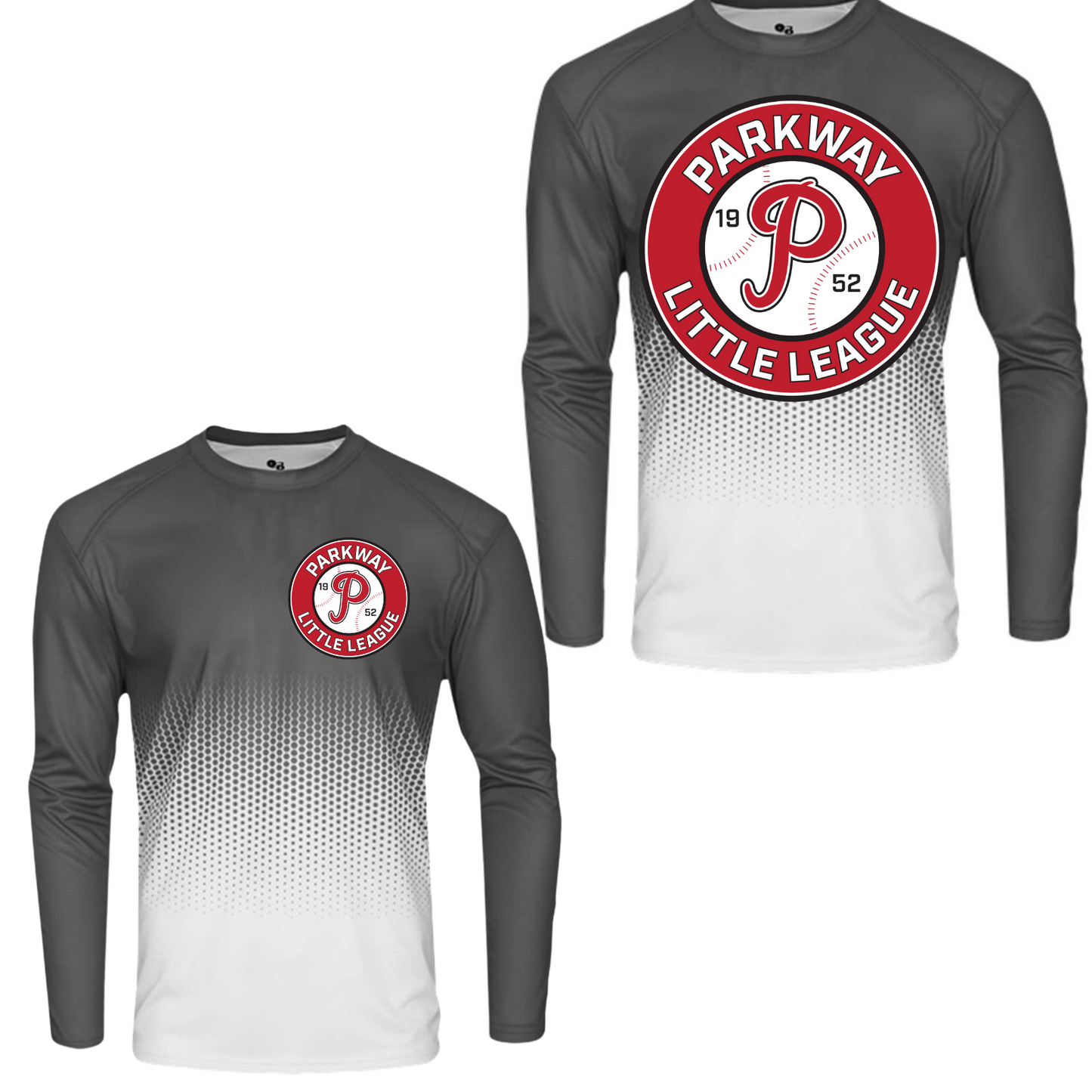 Badger Hex PLL Long Sleeve  - Youth