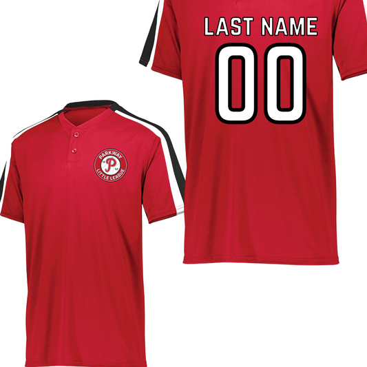 Youth and Adult 2 Button Baseball Jerseys * Option to customize