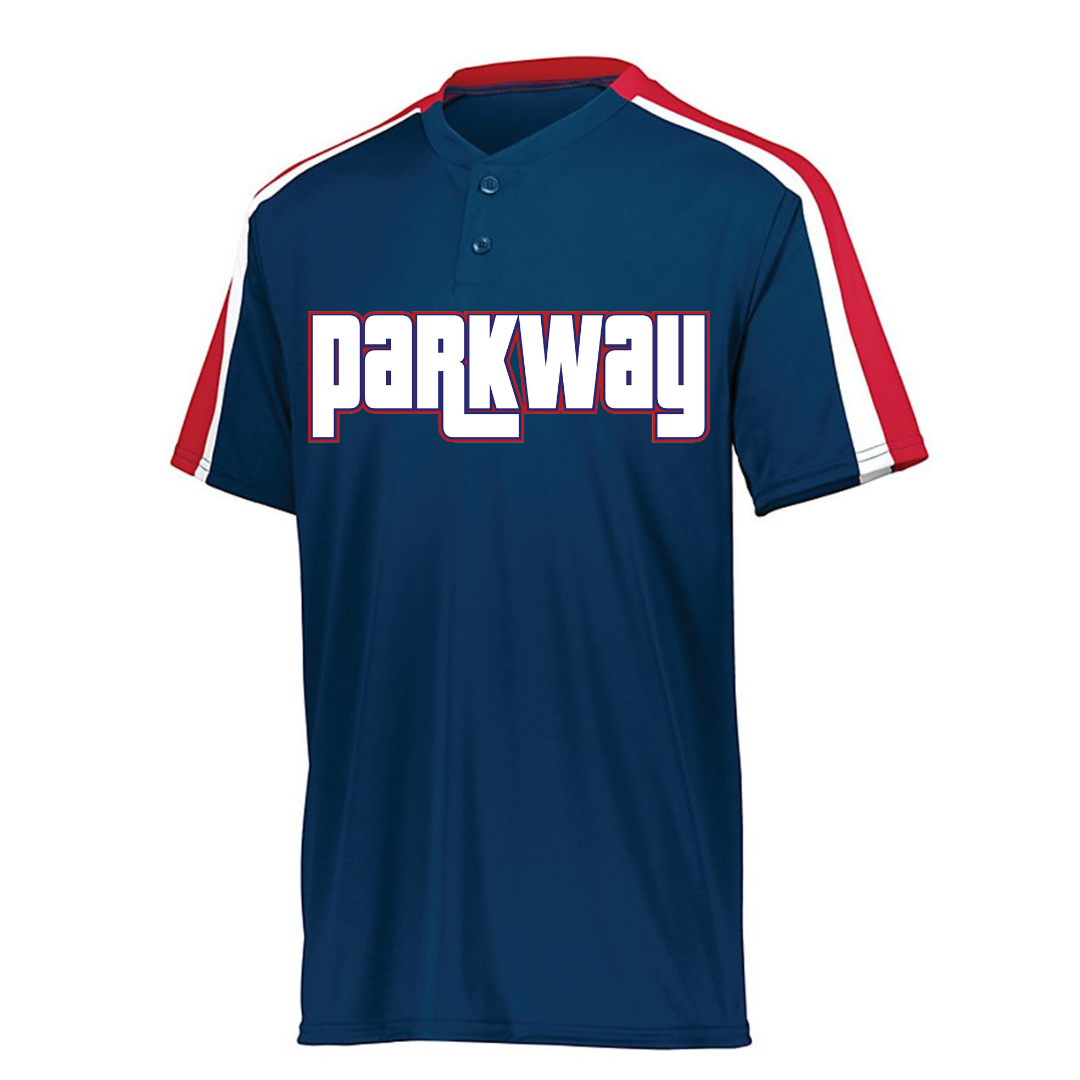 Parkway Youth and Adult 2 Button Baseball Jerseys